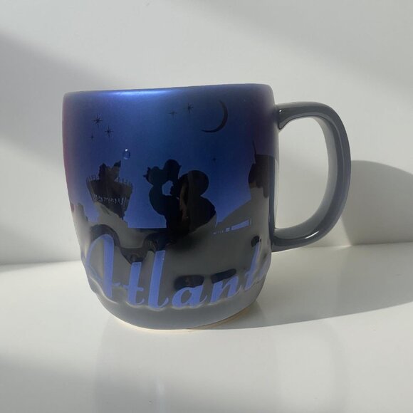 Atlanta Skyline Mug – Nighttime Cityscape Design Coffee Blue Black - Picture 2 of 5